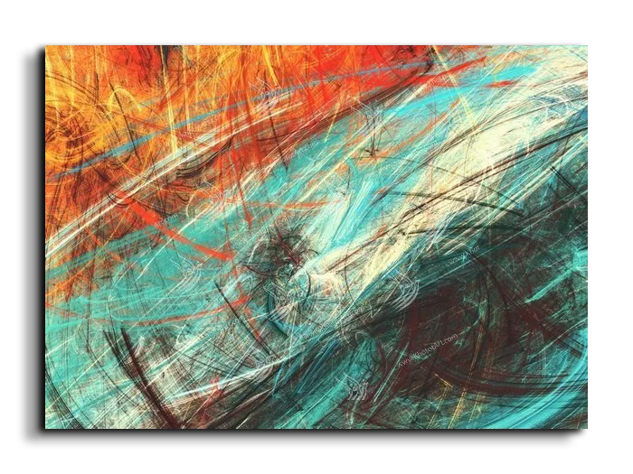 Abstract Painting رسم تجريدي canvas artwork