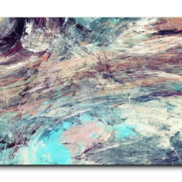 Abstract canvas art study 070, landscape composition