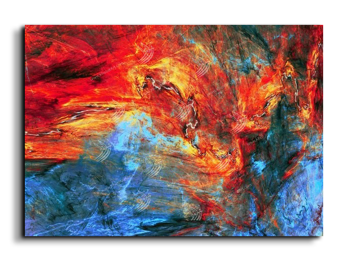 Abstract Painting رسم تجريدي Canvas Artwork