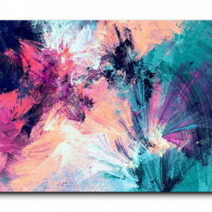 Abstract canvas art study 086, landscape composition