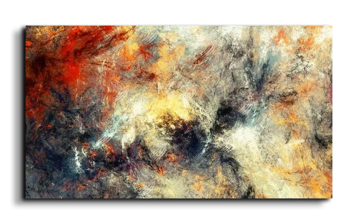 Abstract Painting رسم تجريدي canvas artwork