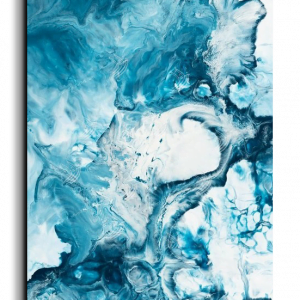 Abstract canvas art study 098, landscape composition