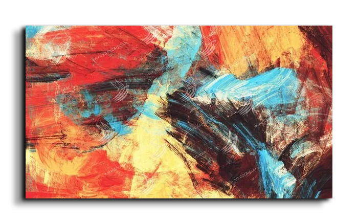 Abstract Painting رسم تجريدي canvas artwork