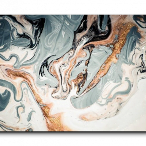 Abstract canvas art study 118, landscape composition