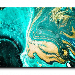 Abstract canvas art study 130, landscape composition