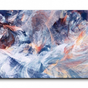 Abstract canvas art study 146, landscape composition