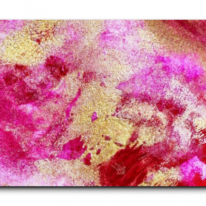 Abstract canvas art study 166, landscape composition