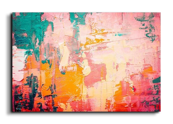 Abstract Painting رسم تجريدي canvas artwork