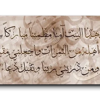 Canvas Painting Make this city a sanctuary اللهم اجعل هذا البلد آمنا