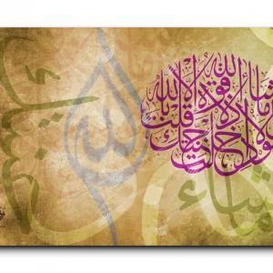 As God will there is no power except in God ولولا إذ دخلت جنتك قلت ماشاء الله لا قورة الا بالله