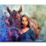 Arabian Horse خيول عربية canvas artwork