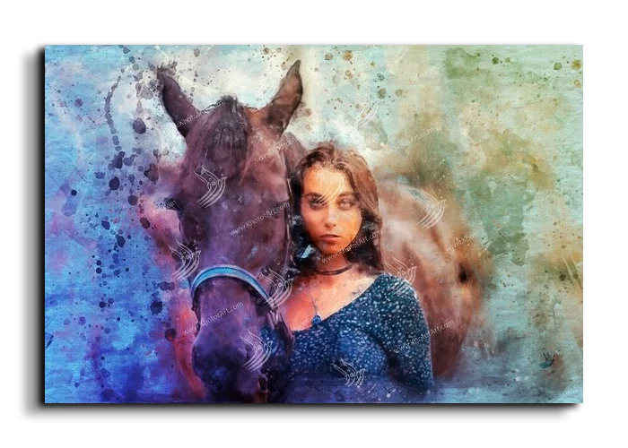 Arabian Horse خيول عربية canvas artwork