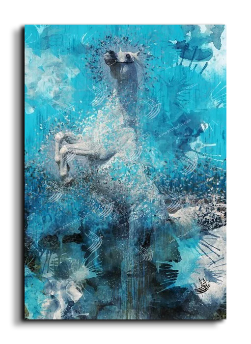Arabian Horse خيول عربية canvas artwork