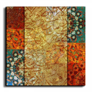 Arabic Letters Arabic calligraphy canvas, square, artwork palette