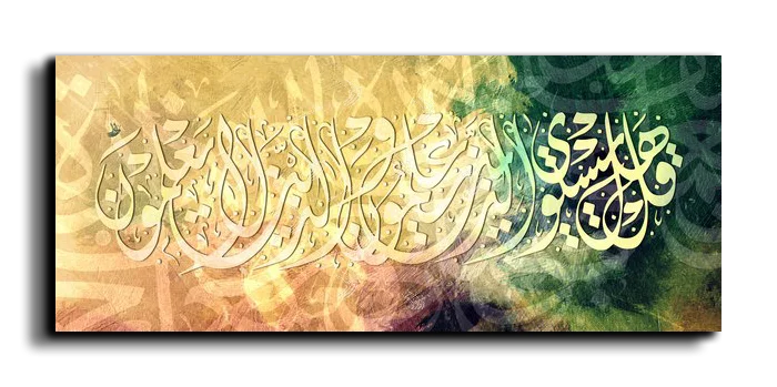 Are those who know and those who do not know equal قل هل يستوي الذين يعلمون والذين لا يعلمون canvas artwork